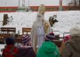 Heute: Nikolaus kommt mit Feldbahn