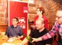 Politische Weinprobe im Gewölbekeller des Dielheimer Rathauses