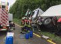 Dielheim/BAB 6: Sattelzug umgekippt –