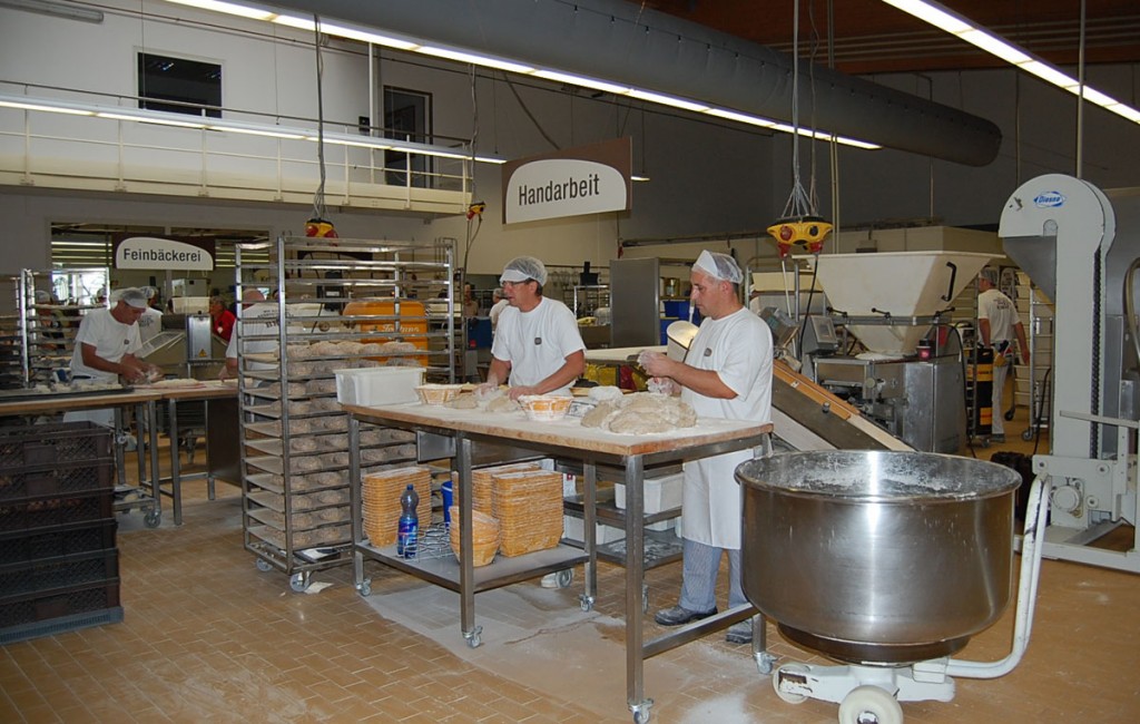 Archivfoto Innenaufnahme: Produktionshalle Bäckerei Rutz