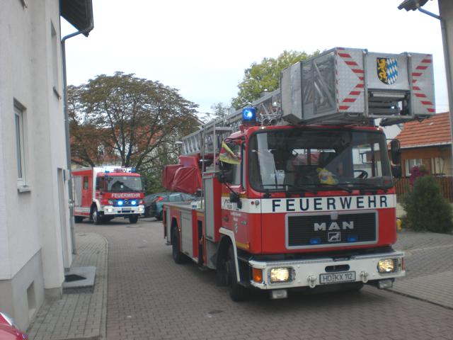 Feuerwehreinsatz in Baiertal