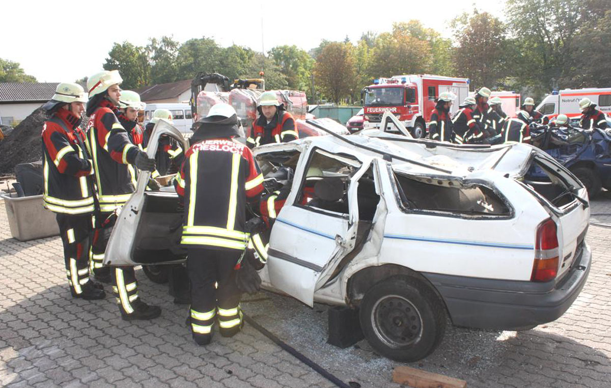 Training bei der Feuerwehr