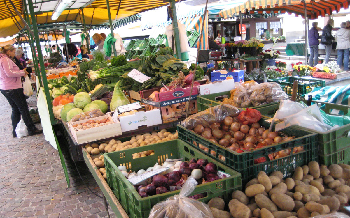 Wochenmarkt in der Karwoche