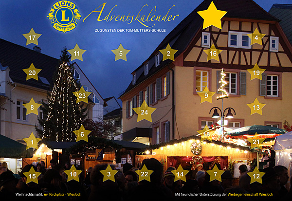 Erster Adventskalender der Lions Wiesloch