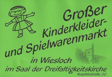 Wieslocher Kinderkleider- und Spielwarenmarkt