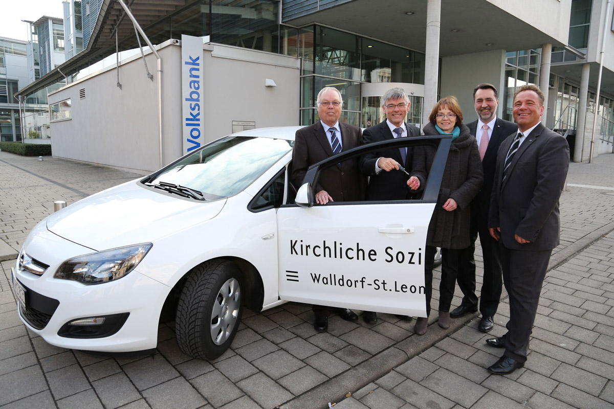 Autospende für die Sozialstation Walldorf-St. Leon-Rot