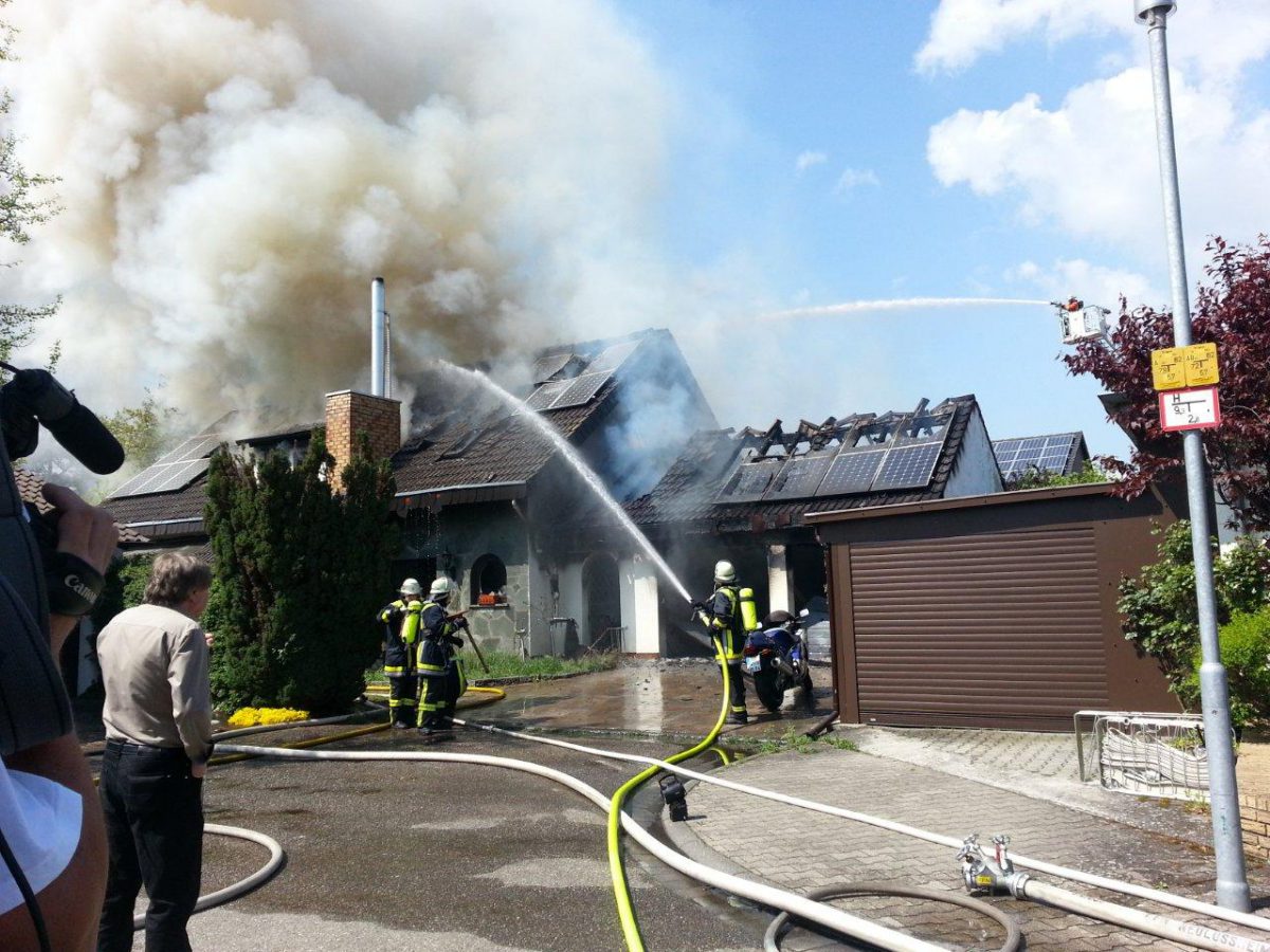 Brand in Neulussheim