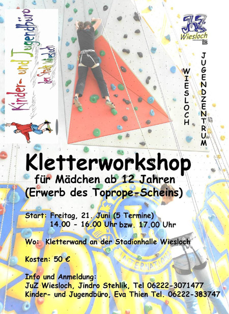 Kletterkurs für Mädchen