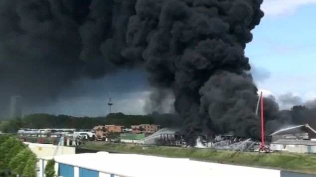 Großbrand Ludwigshafen: Riesige Rauchwolke beunruhigte die Gesamtregion