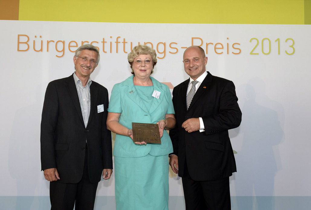 Wiesloch gewinnt Bürgerstiftungs- Preis 2013