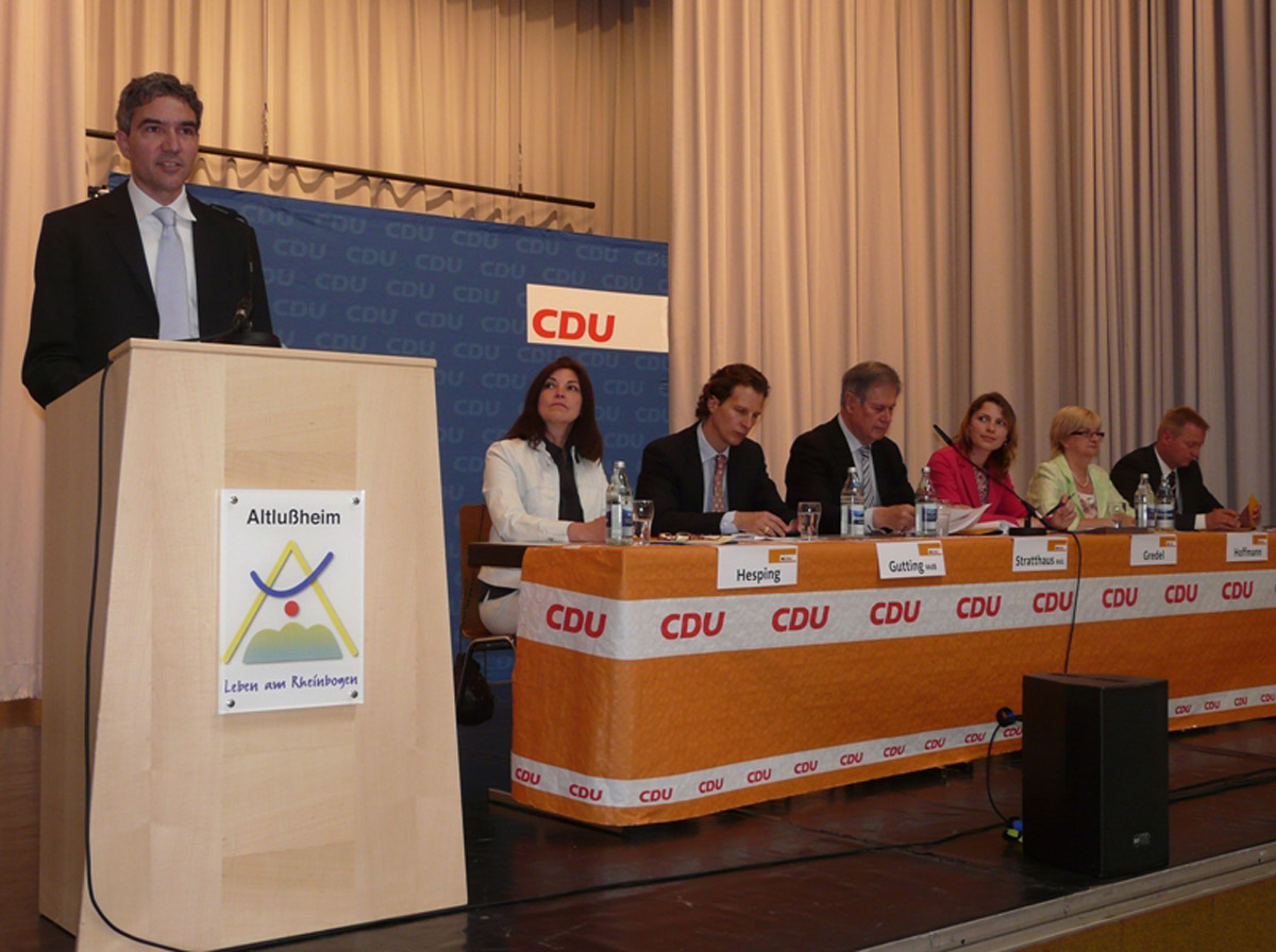 CDU Rhein-Neckar in Altlußheim: Zwei Wieslocher im Kreisvorstand