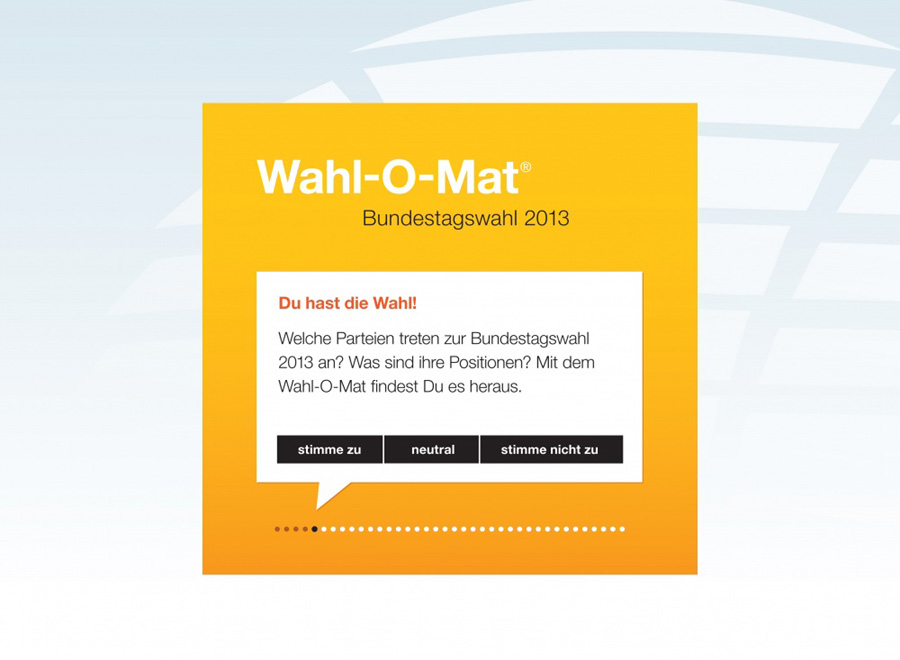 Wahl-O-Mat freigeschaltet