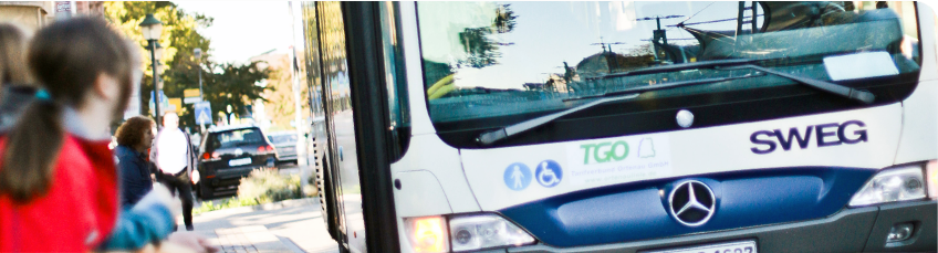 Fahrgäste der Buslinien 701 bis 709 und 791 bis 794  im Raum Wiesloch-Walldorf werden gezählt und befragt