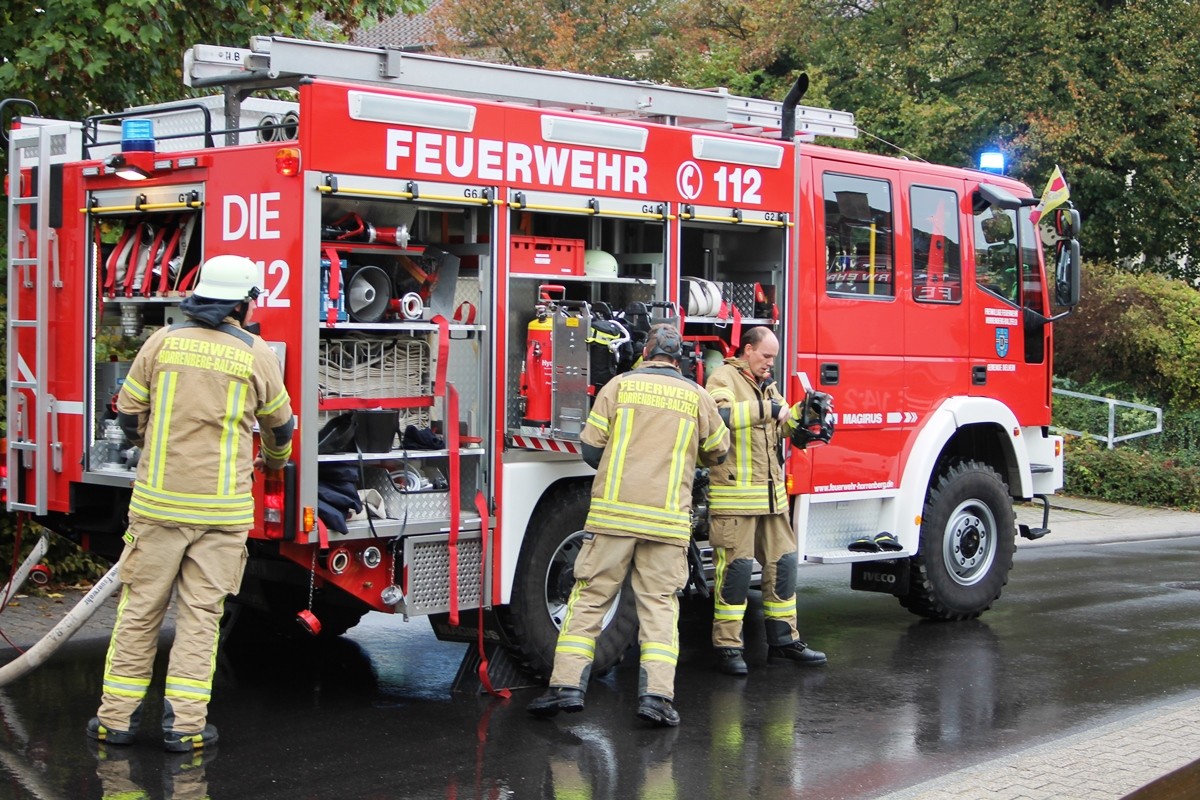 Jahres-Hauptübung der Freiwilligen Feuerwehr Horrenberg/Balzfeld