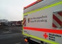 DRK Einsatz beim Kamin-Brand in Wiesloch