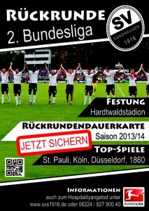 Poster Rückrunden-Dauerkarte