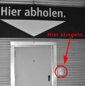 Abholer Klingel