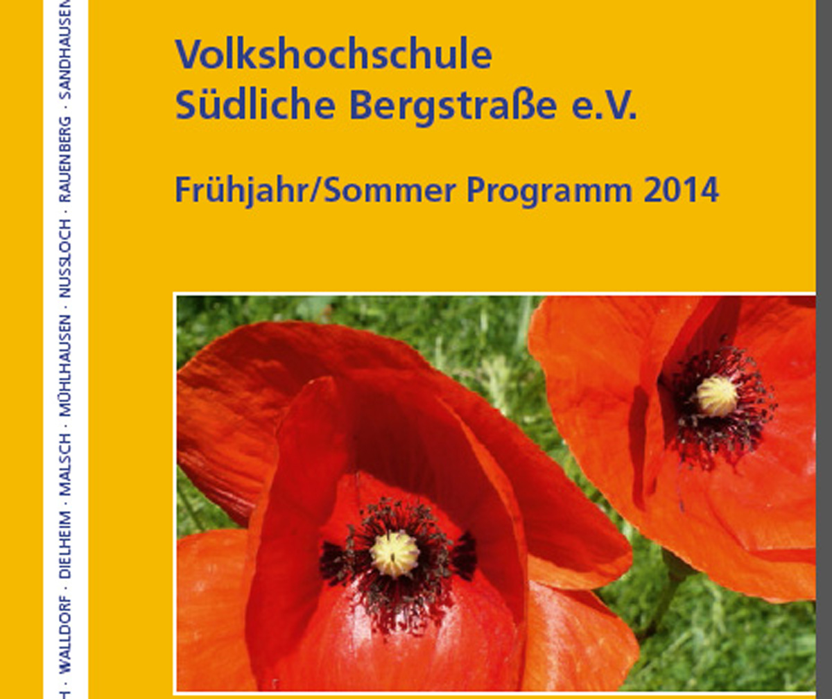 VHS: neues Frühlings- und Sommerprogramm 2014