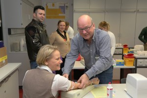 Walldorf. Typisierungsaktion 2014 im Schulzentrum Walldorf.