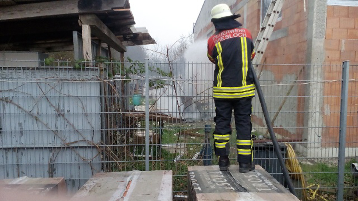 Kleinfeuer in den Auwiesen, Wiesloch