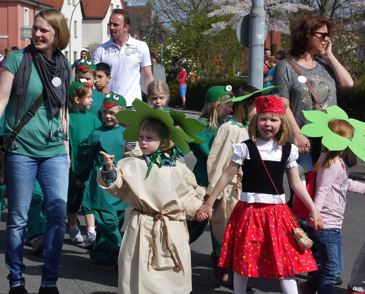 Sommertags- Umzug in Wiesloch am 30. April