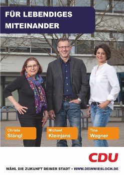 CDU Wiesloch stellt personalisierte Version ihrer Wahlplakate vor