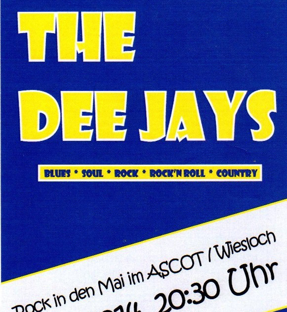 Heute im Ascot mit “The Dee Jays” in den Mai rocken