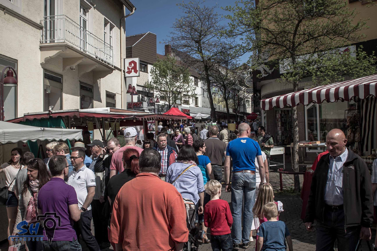 Tausende bummeln beim Frühlingsfest in Wiesloch