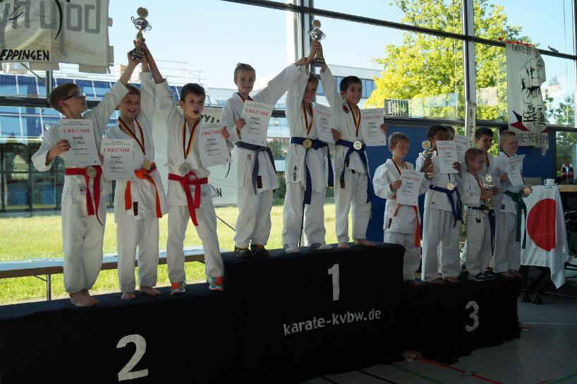 4 x Gold und 2 x Silber für das Rhein-Neckar Karate Team mit der TSG