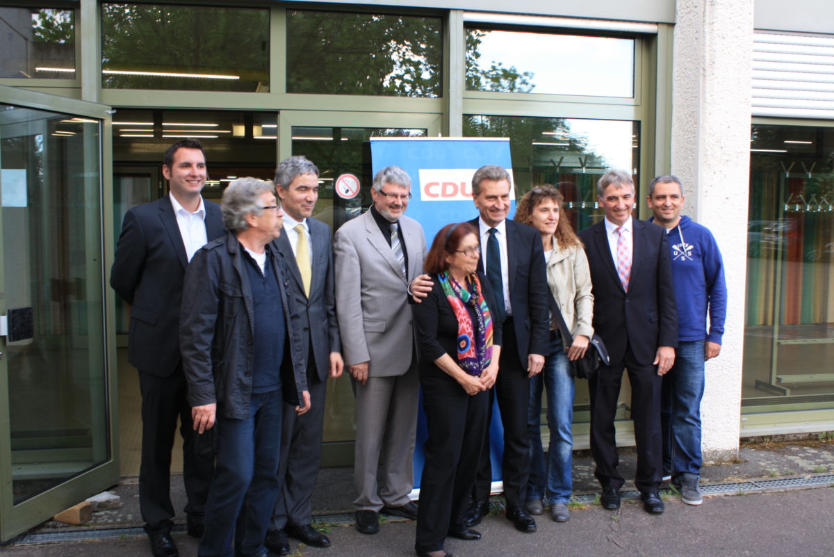 Günther H. Oettinger sprach in Wiesloch  „Für ein starkes Deutschland in einem starken Europa“