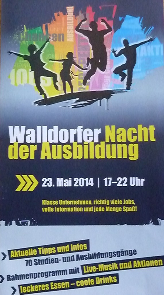 4. Walldorfer Nacht der Ausbildung am 23.05.2014