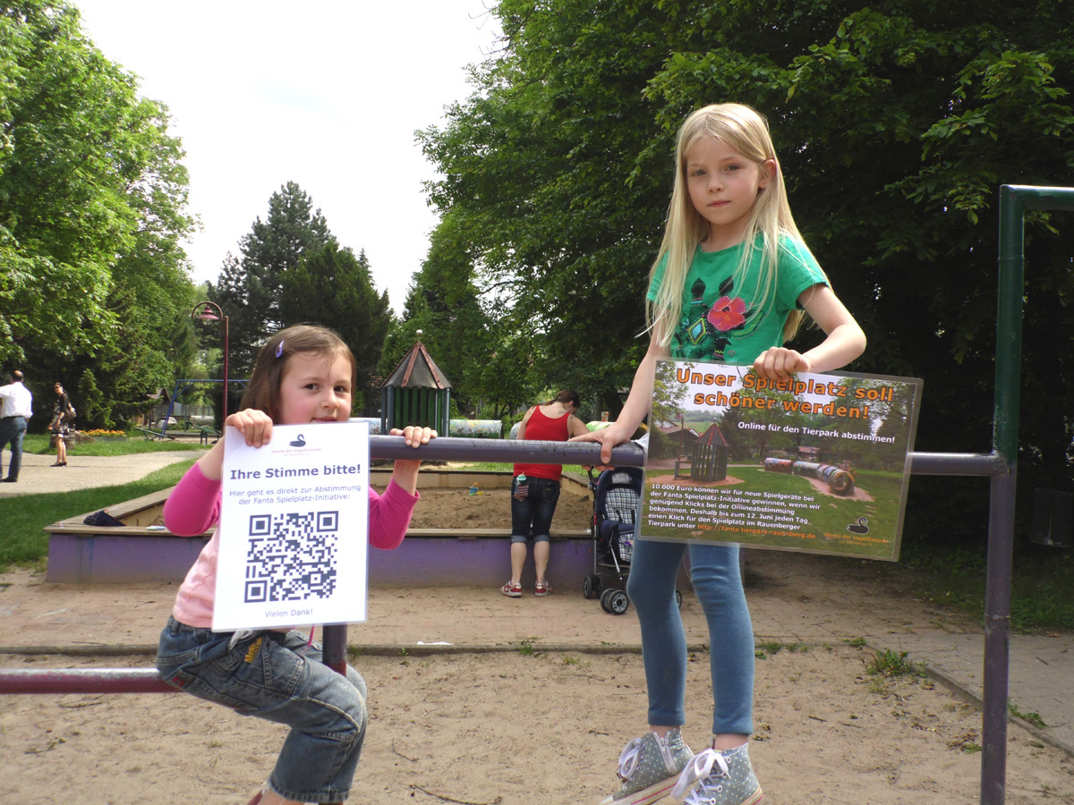 Helfen Sie dem Spielplatz im Rauenberger Tierpark!!!