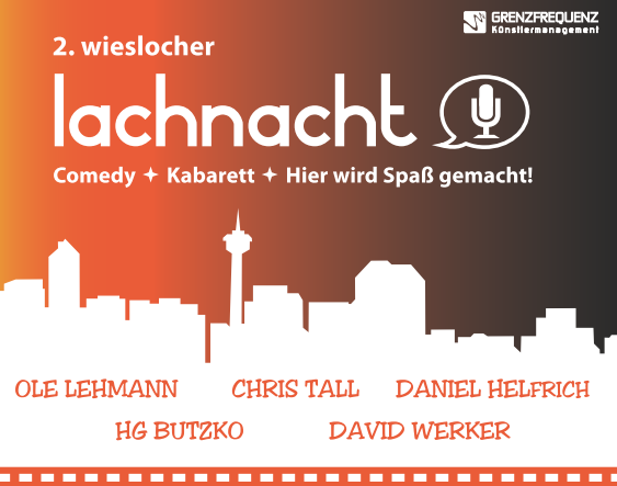 Ankündigung:  Wieslocher Lachnacht – Comedie und Kabarett