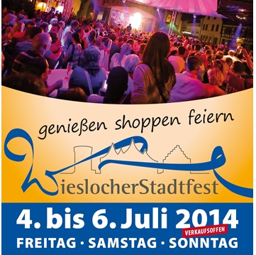 Vormerken: Wieslocher Stadtfest vom 4. – 6. Juli 2014