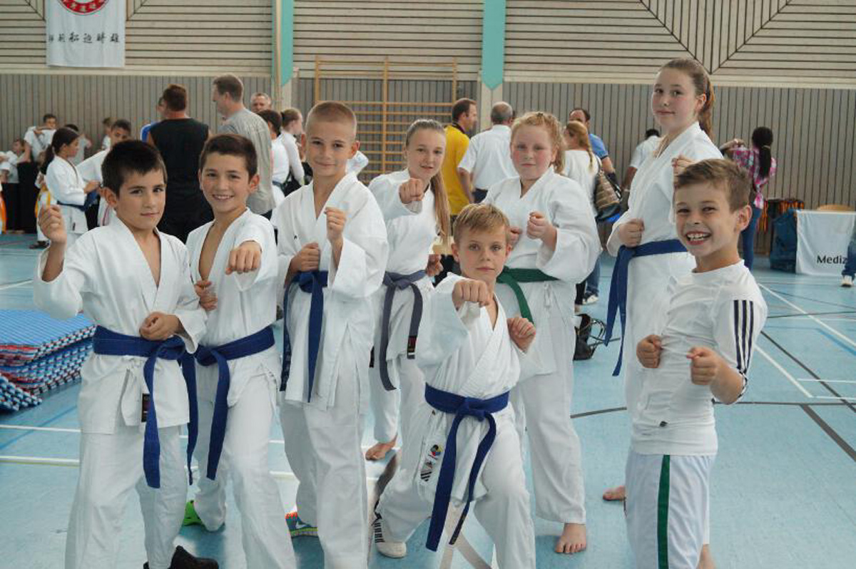 TSG Karate Team wird gefeiert