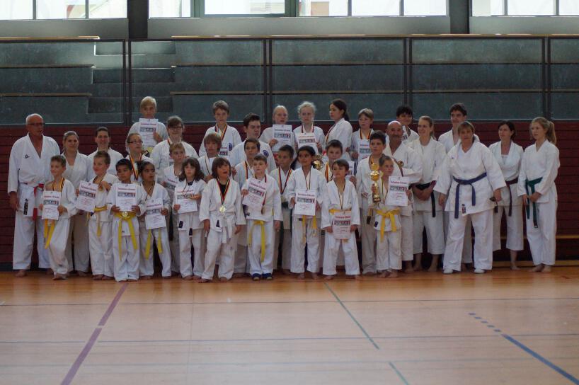 Kinderfördertraining des Landesverbandes in Wiesloch: Karate