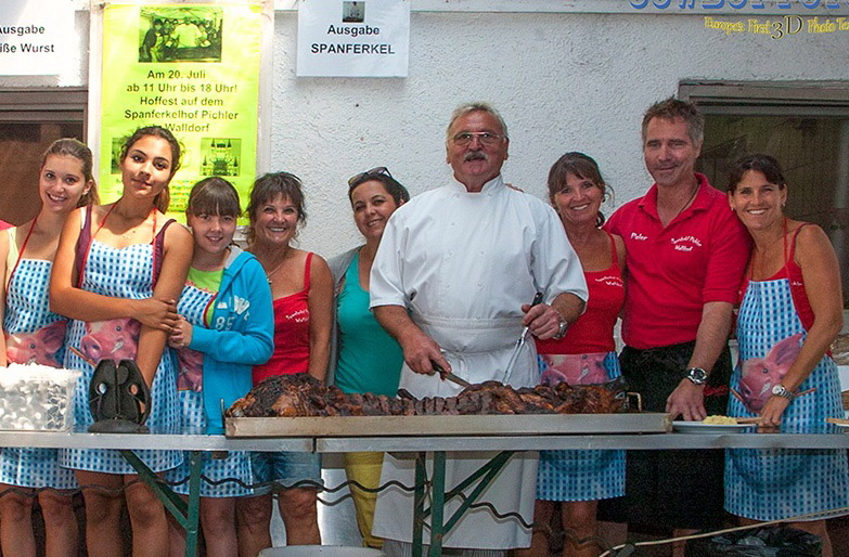 Heute: Letztes Hoffest bei Spanferkelhof Pichler