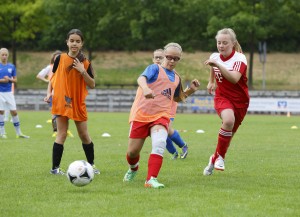 Tag des Maedchenfussballs im Waldstadion Wiesloch. 28.06.2014 - Jan A. Pfeifer