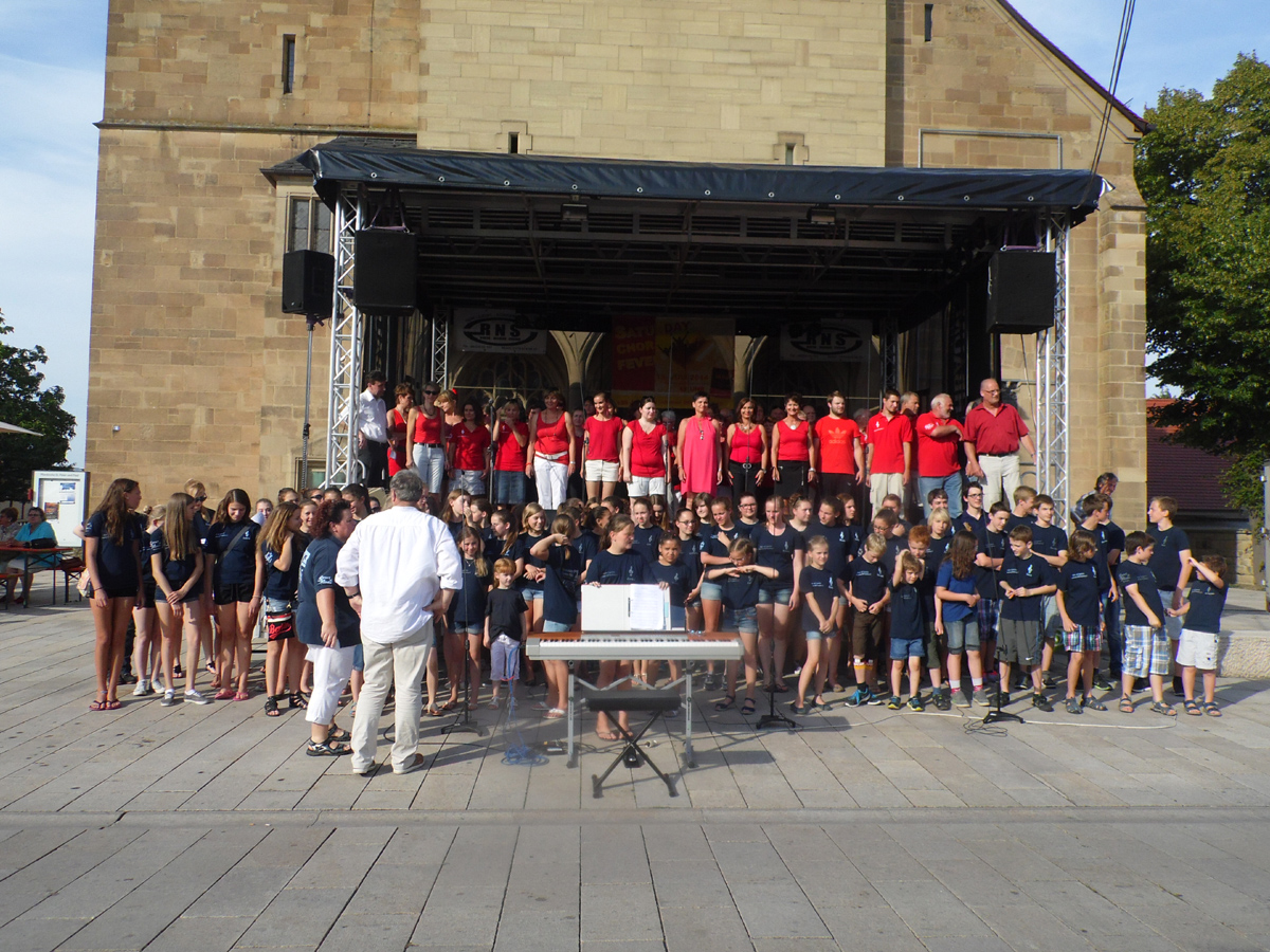 Start des Chorfestes zum 125. Jubiläum des Liederkranzes Rauenberg