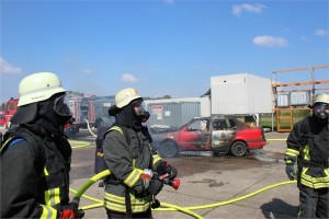 Heute: Hauptübung der Abteilungsfeuerwehr Wiesloch