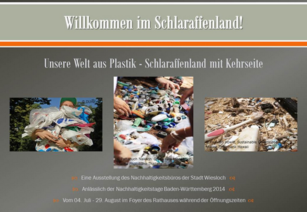 Nachhaltigkeit-Ausstellung:  Unsere Welt aus Plastik