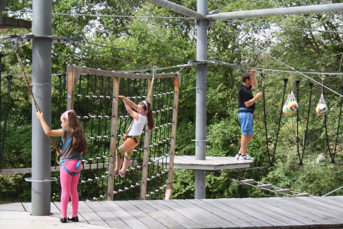 Der Hochseilgarten in Wiesloch – kribbliger Spass für die ganze Familie