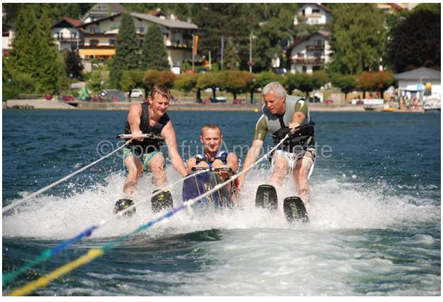 Sport für Amputierte – Wasserskifahren in Altrip