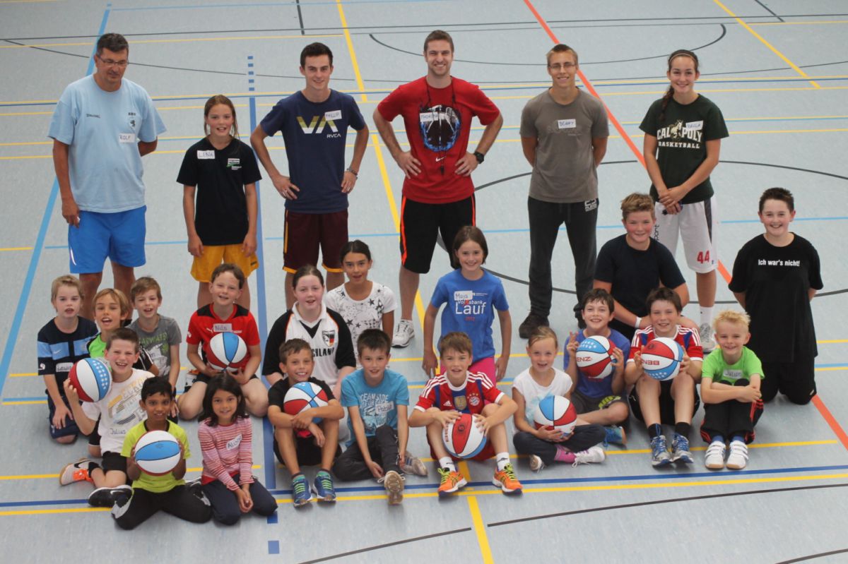 Basketball-Ferienspaß in Walldorf zum ersten Mal.