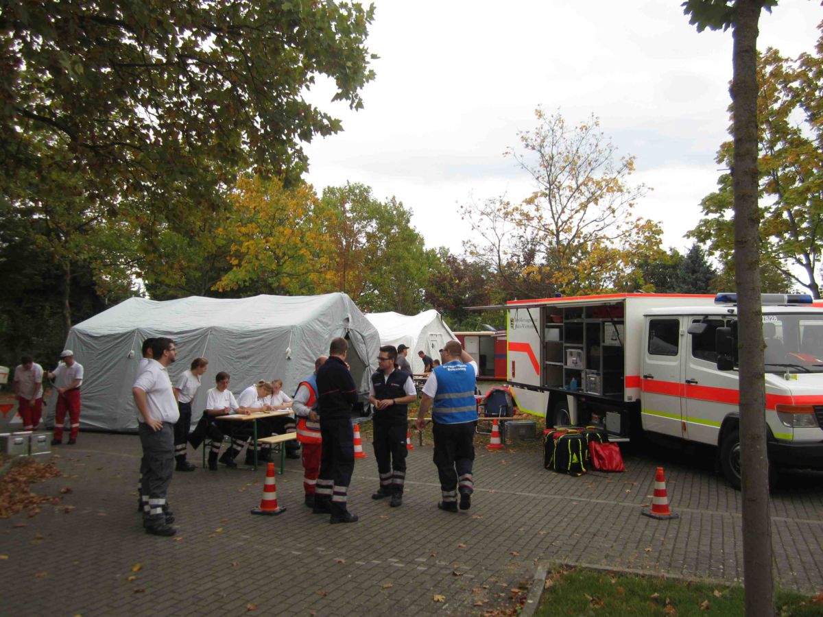 Katastrophenschutz – Einsatz der Malteser Wiesloch