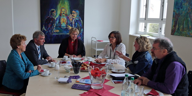 Karl Klein (CDU) besucht Hospiz Agape