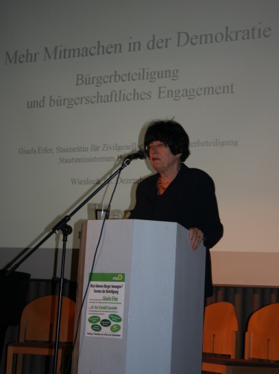Staatsrätin Gisela Erler besucht den Wahlkreis Wiesloch
