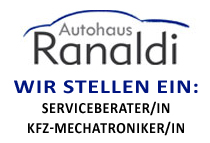 Autohaus Ranaldi sucht 2 Mitarbeiter