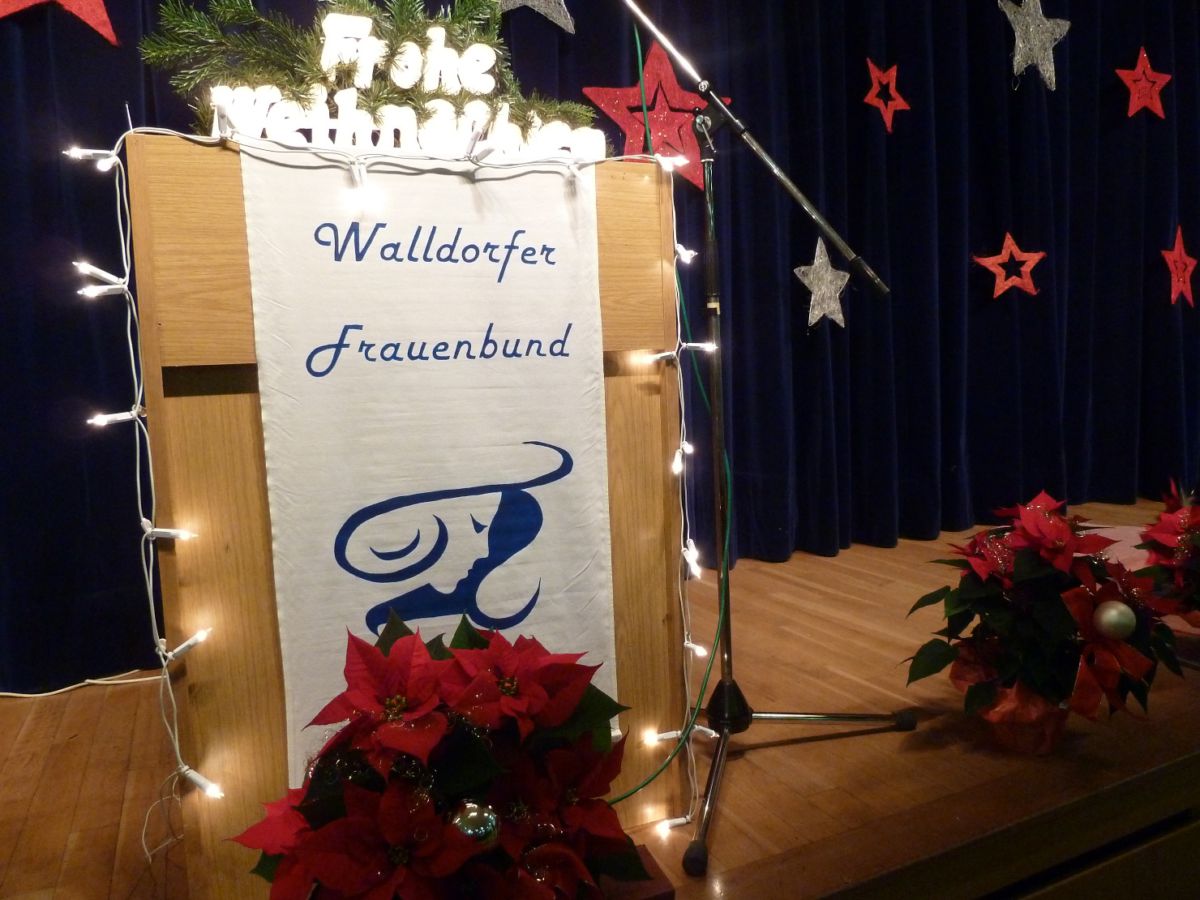 Adventsfeier des Walldorfer Frauenbundes