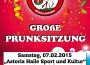 Heute: Prunksitzung der KG Astoria Störche Walldorf